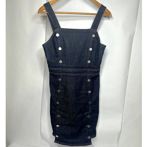 BLDWN Zoe Blue Denim Dress Womens Designer NWOT - Picture 3 of 10